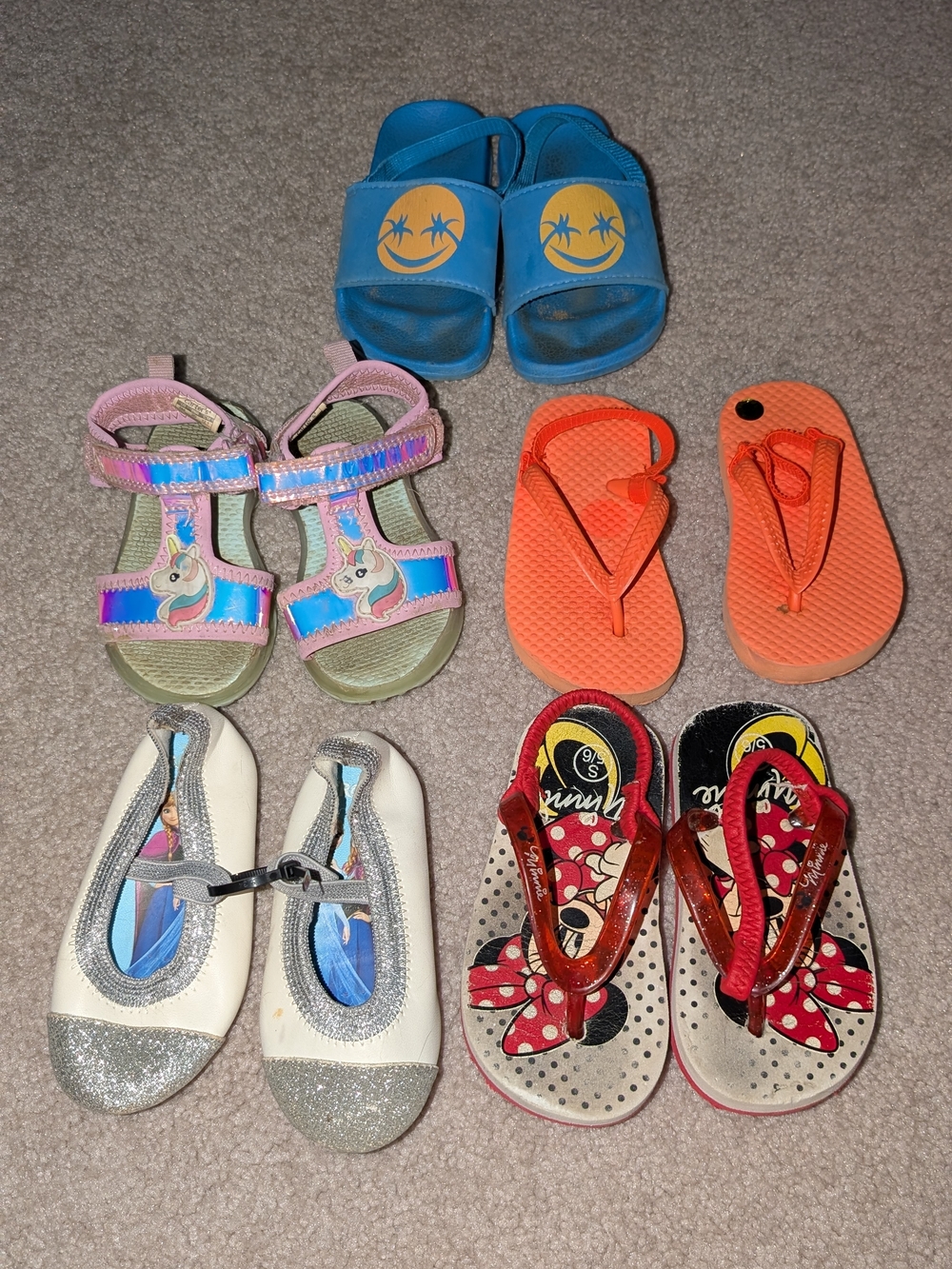 Kids 5-5/6 Toddler Sandals/Shoe Lot